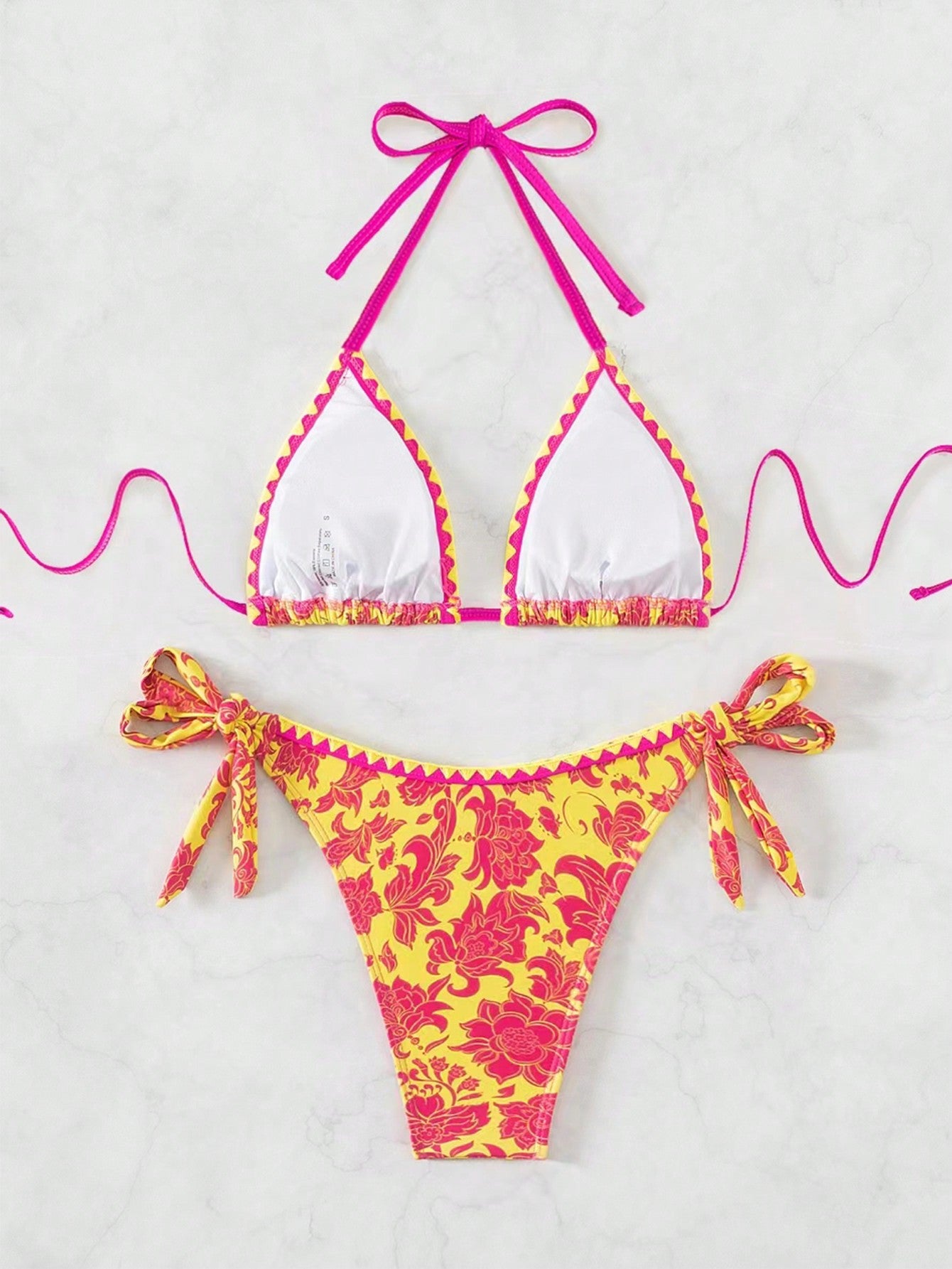 BIQUINI ESTAMPA TROPICAL PARAISO