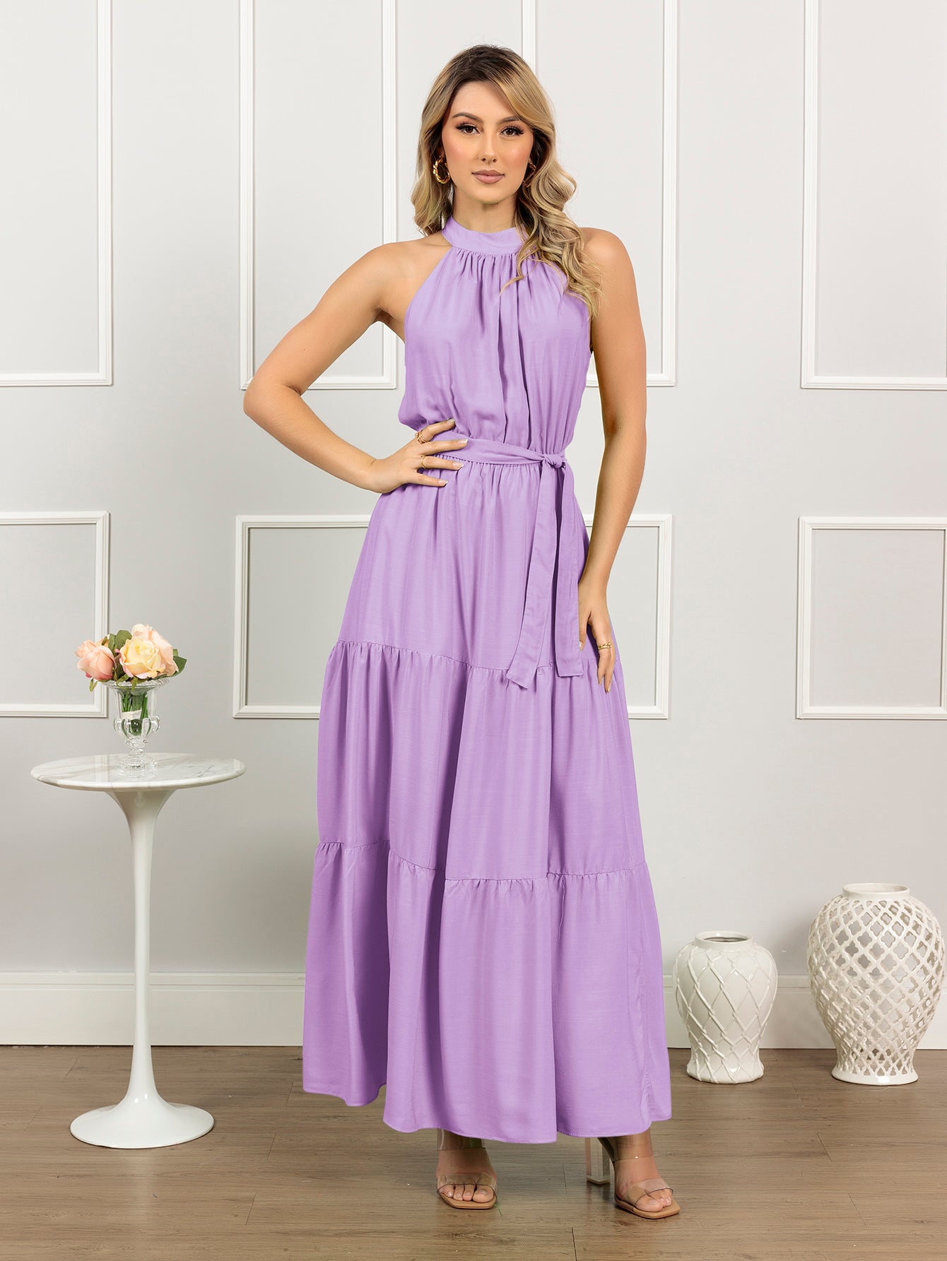 VESTIDO LONGO ESTILO FINE