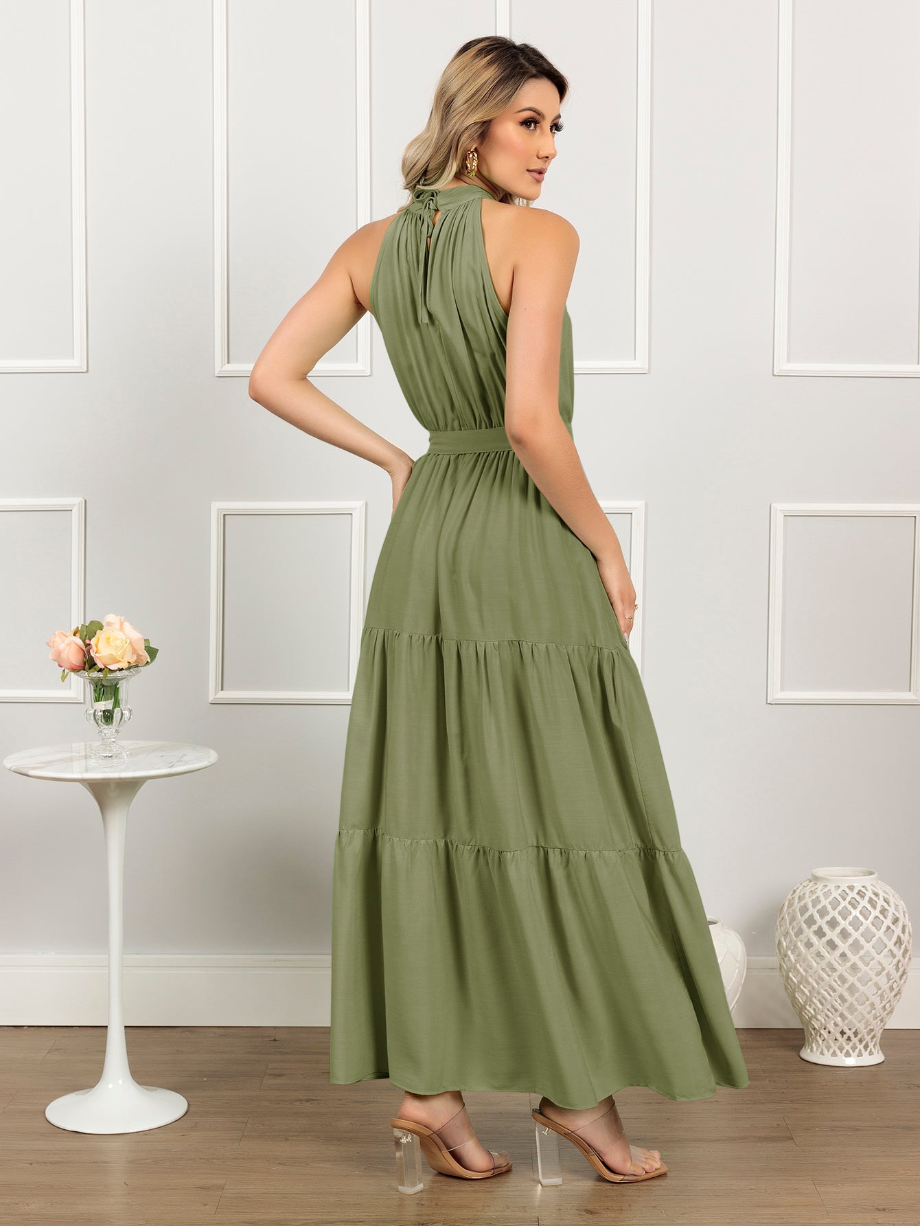 VESTIDO LONGO ESTILO FINE