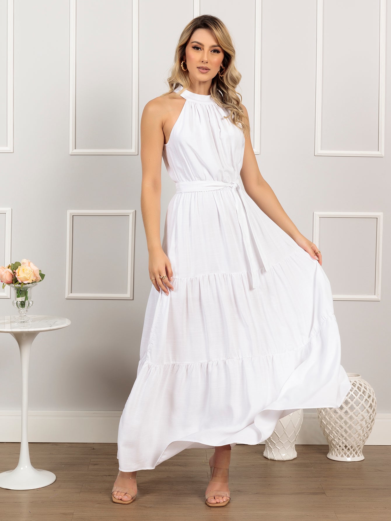 VESTIDO LONGO ESTILO FINE